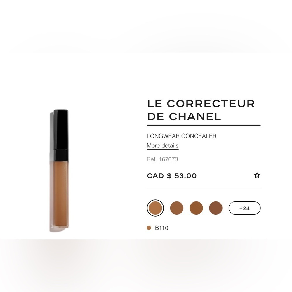 BNIB LE CORRECTEUR DE CHANEL LONGWEAR CONCEALER (B110)
